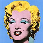 Andy Warhol Famous Paintings - Shot Blue Marilyn 1964
